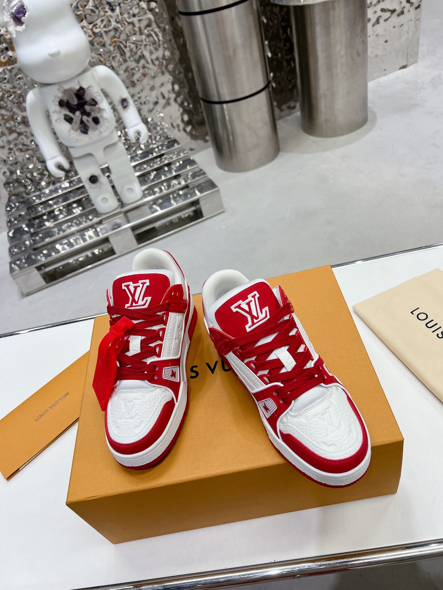 Louis Vuitton Trainer Monogram denim Sneaker Size 36-46