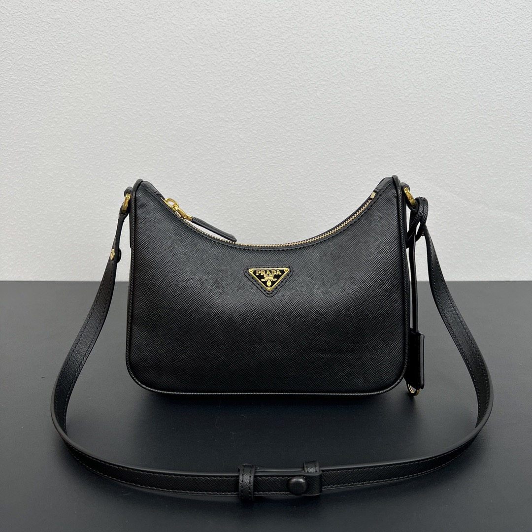 Prada 1BC204 Saffiano Leather Shoulder Bags Size 22*18*6cm