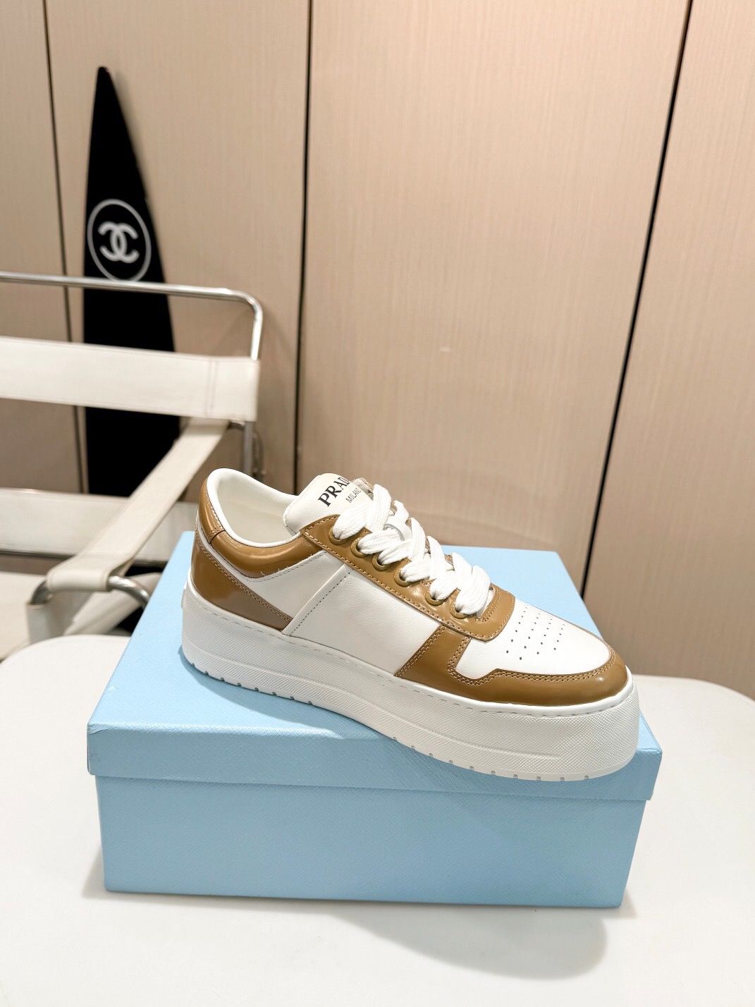 Prada 2024 New Downtown Bold leather Sneaker Size 36-41