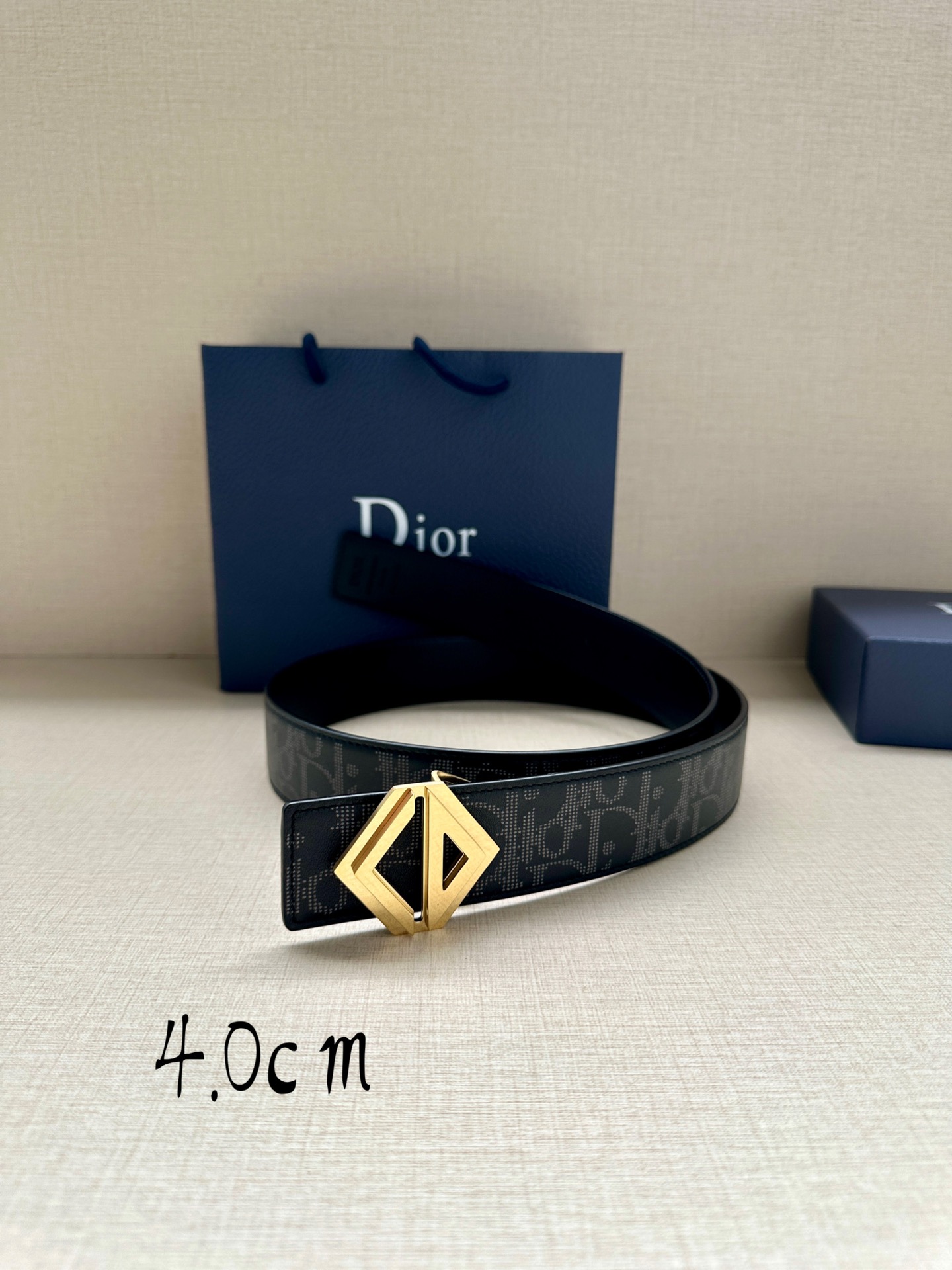 Dior Men Belt Width 4cm