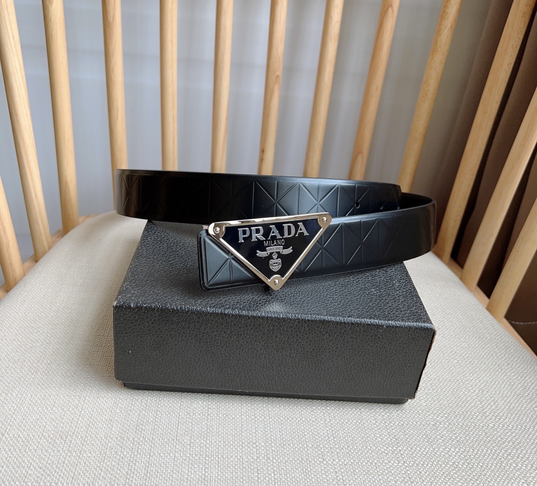 Prada Men Belt Width 3.5cm