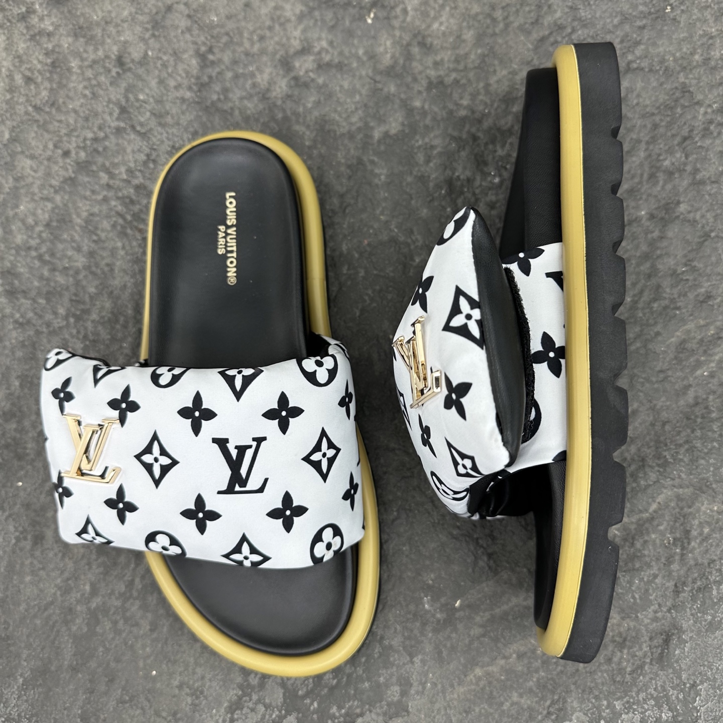 Louis Vuitton Pool Pillow Flat Comfort Slippers Size 36-46