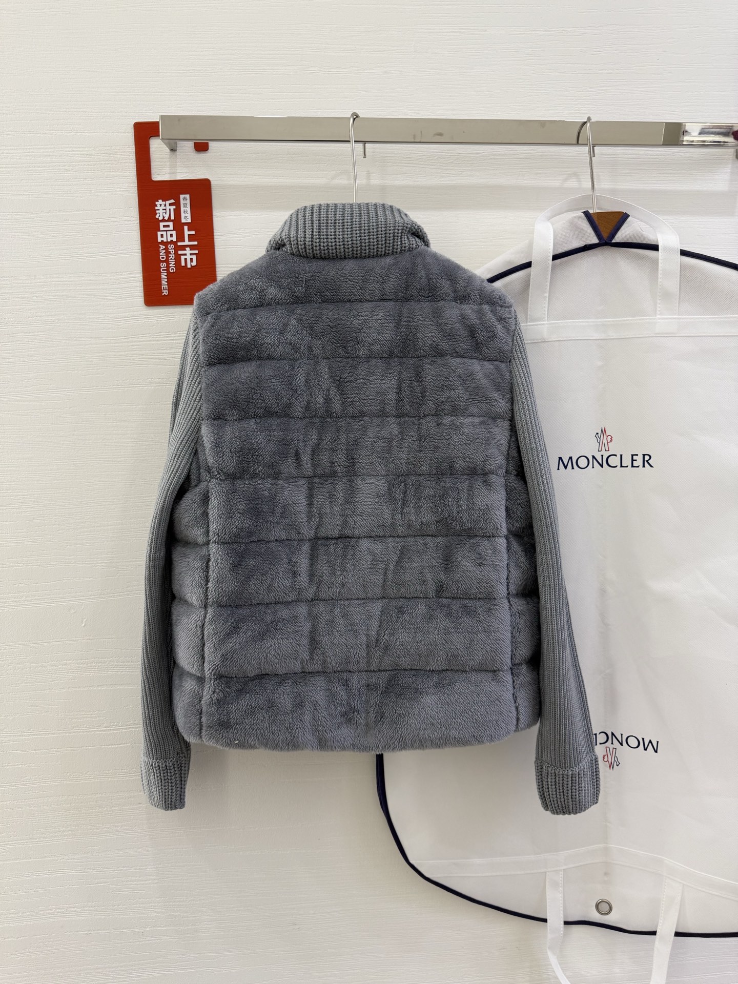 Moncler 25SS Teddy bear fur Women Down Jacket Size S-XL