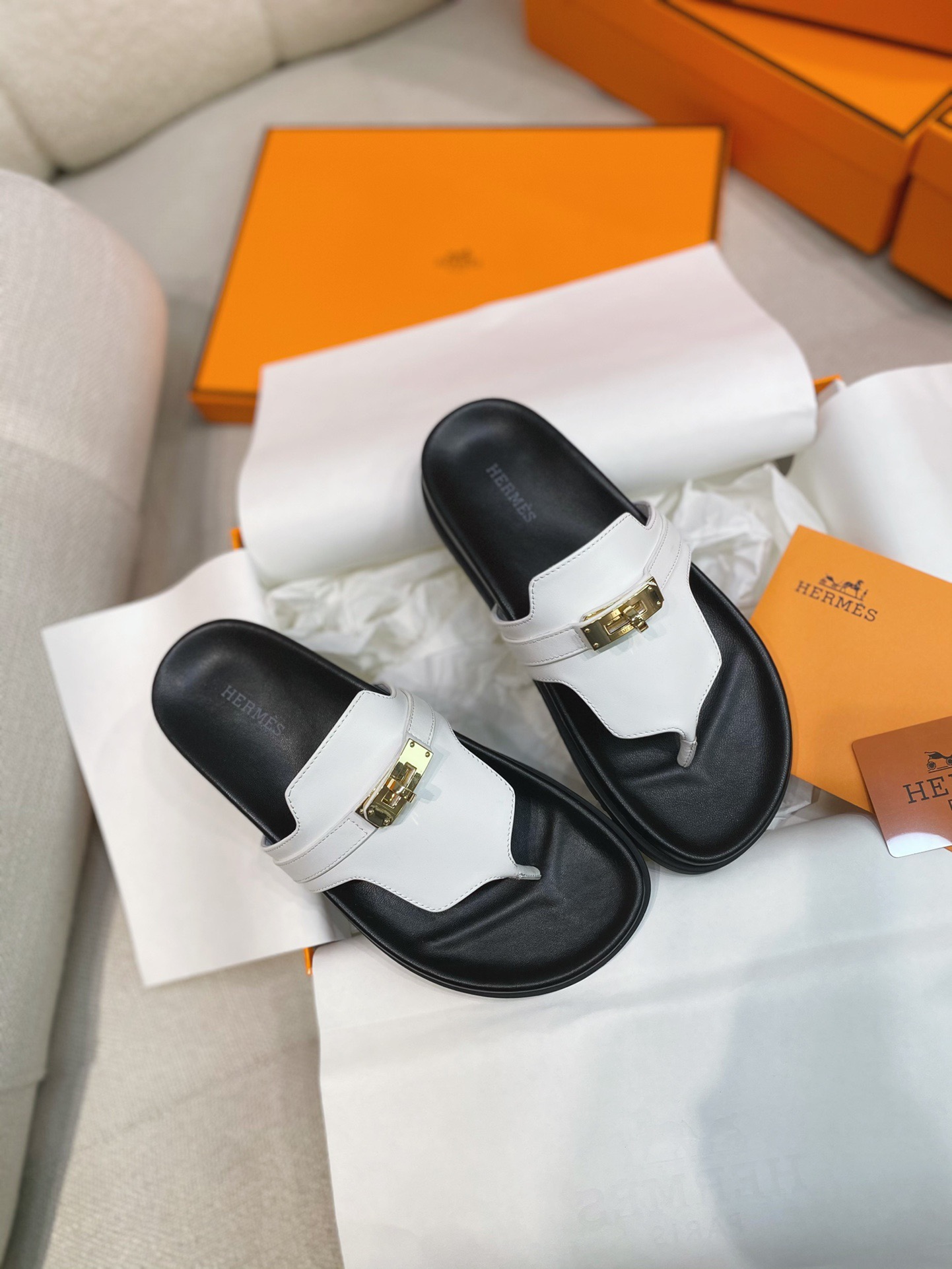 Hermes Kelly Empire Slippers Size 35-40