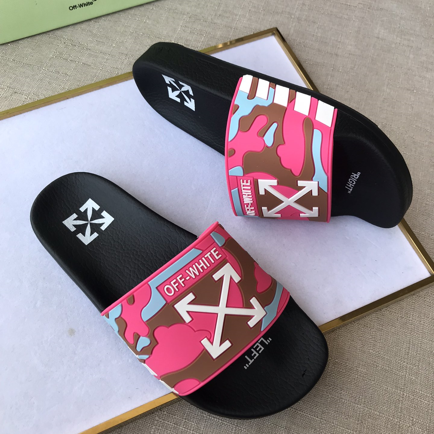 OFF White Mens Women Sandals Gr. 36-46