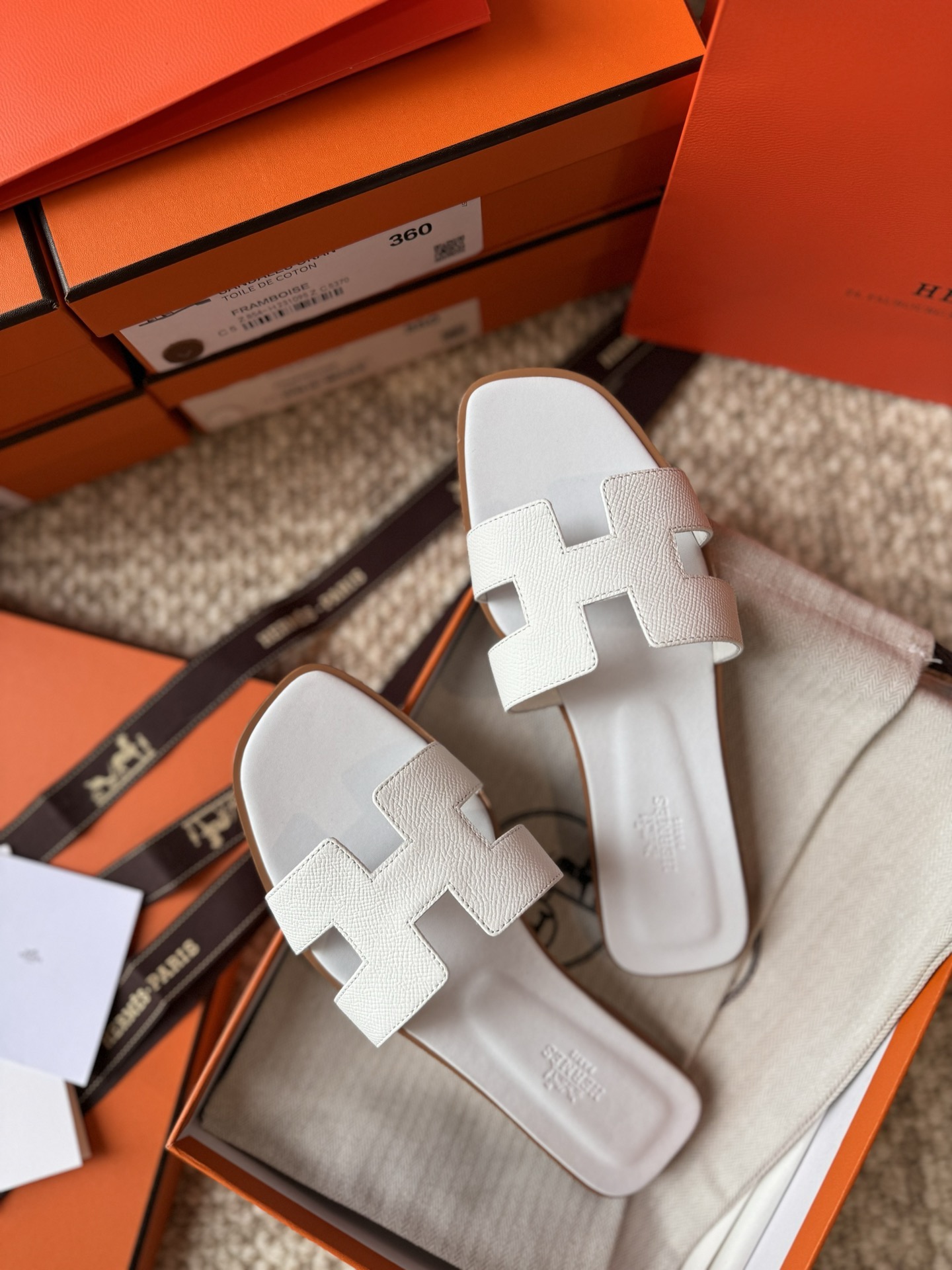 Hermes Oran Slippers Size 36-41