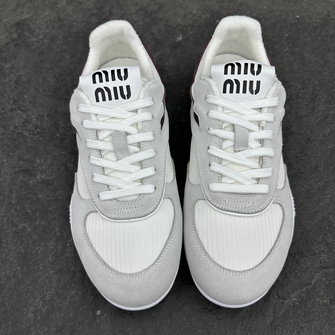 MiuMiu Suede leather and fabric Sneaker Size 35-40