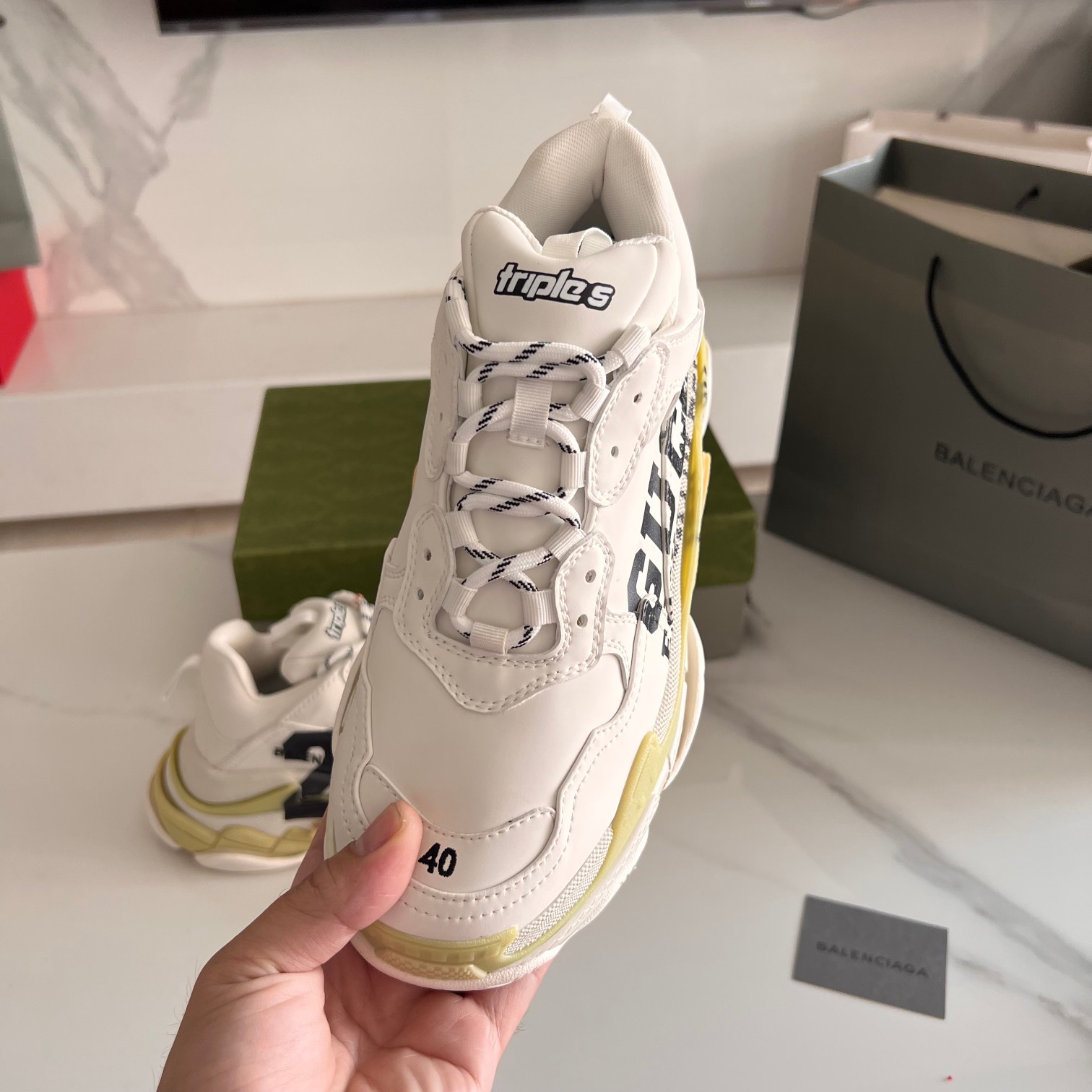 Balenciaga & Gucci Triple S Sneaker Unisex Size 35-45