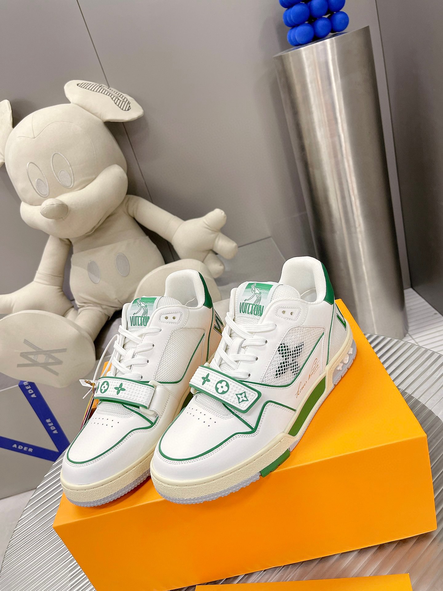 Louis Vuitton LV Trainer Velcro Strap Sneaker Size 36-46