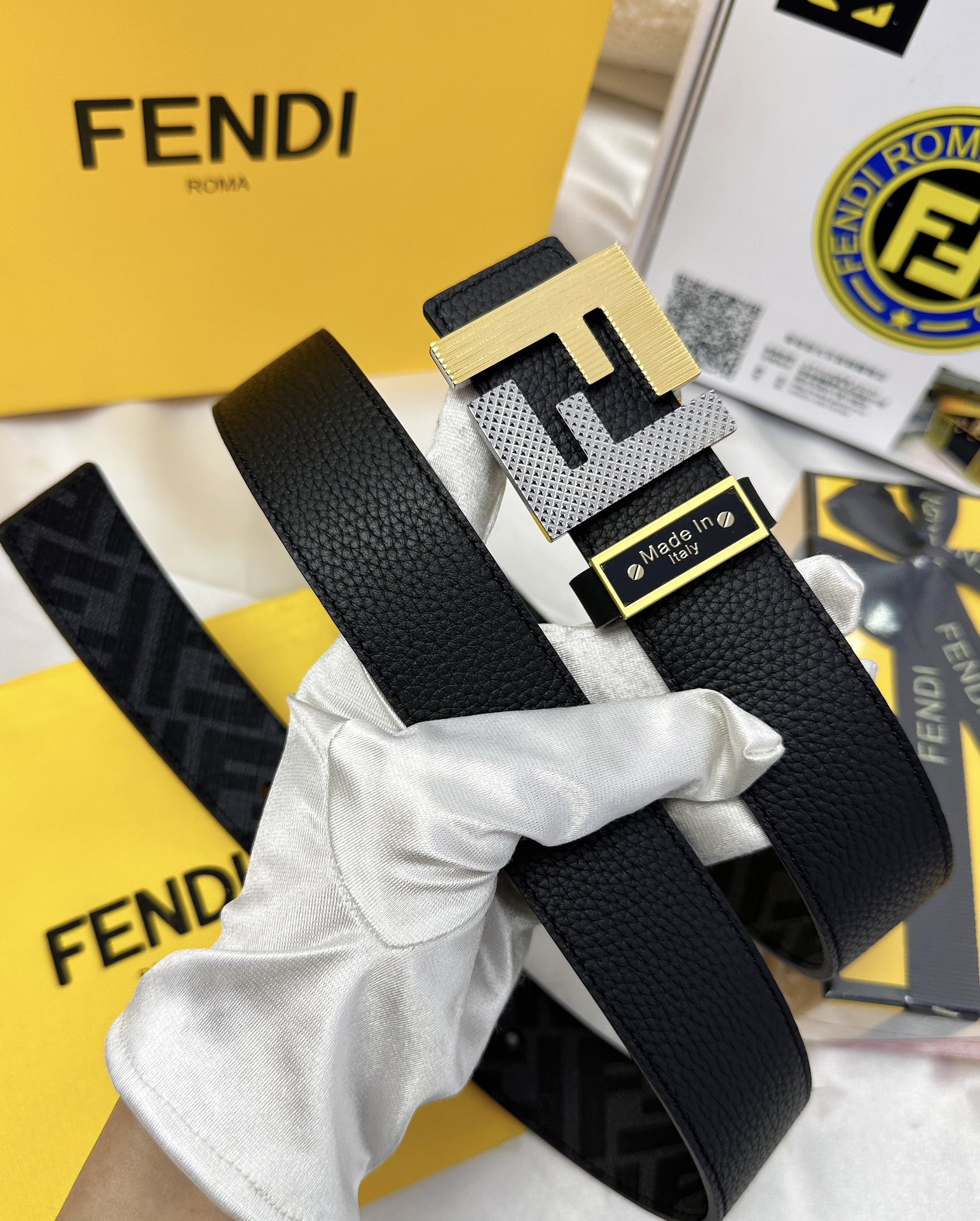 Fendi Men Belt Width 3.8cm