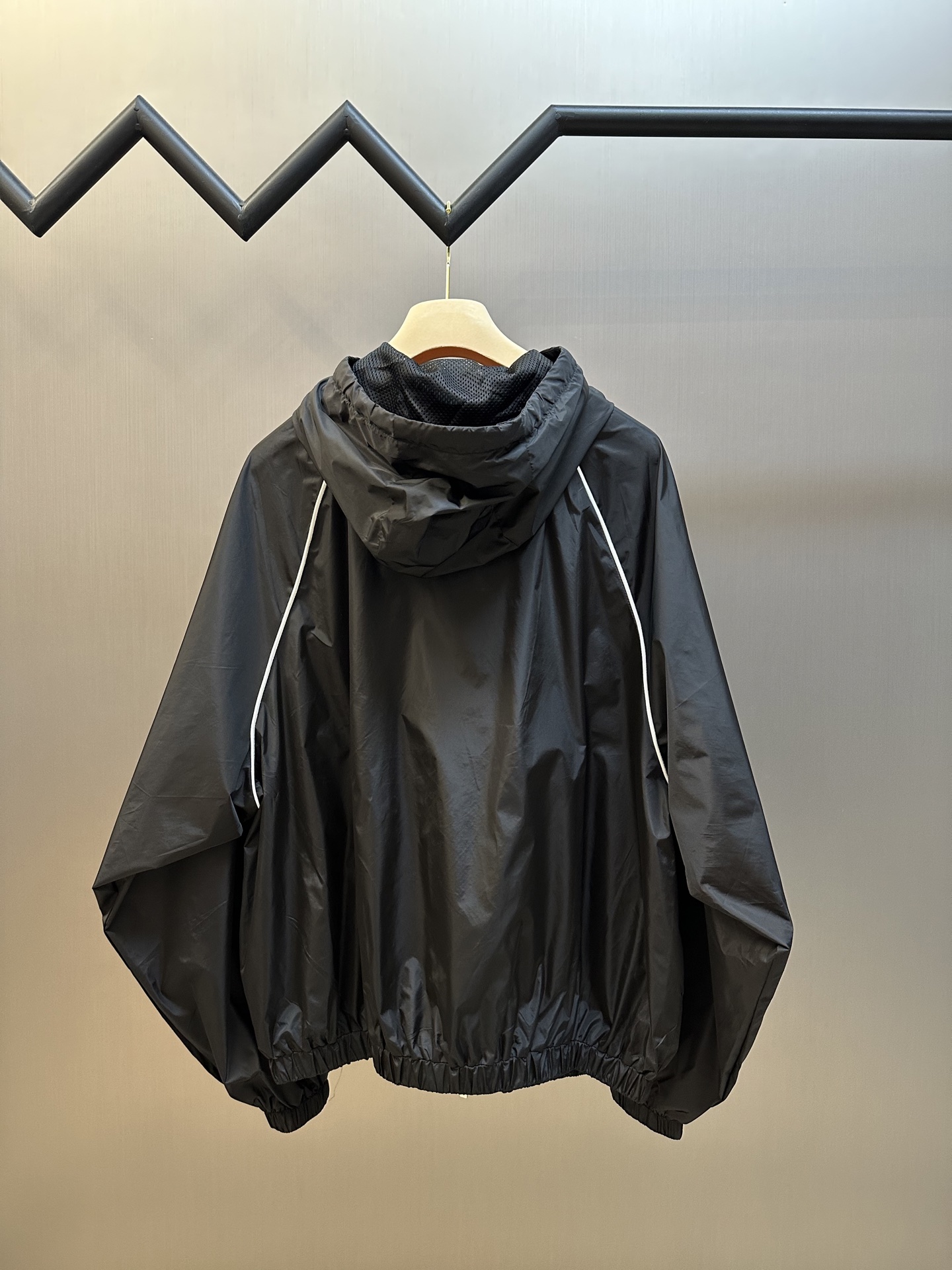 MiuMiu Nylon Zipper Hooded Jacket Size S-XL