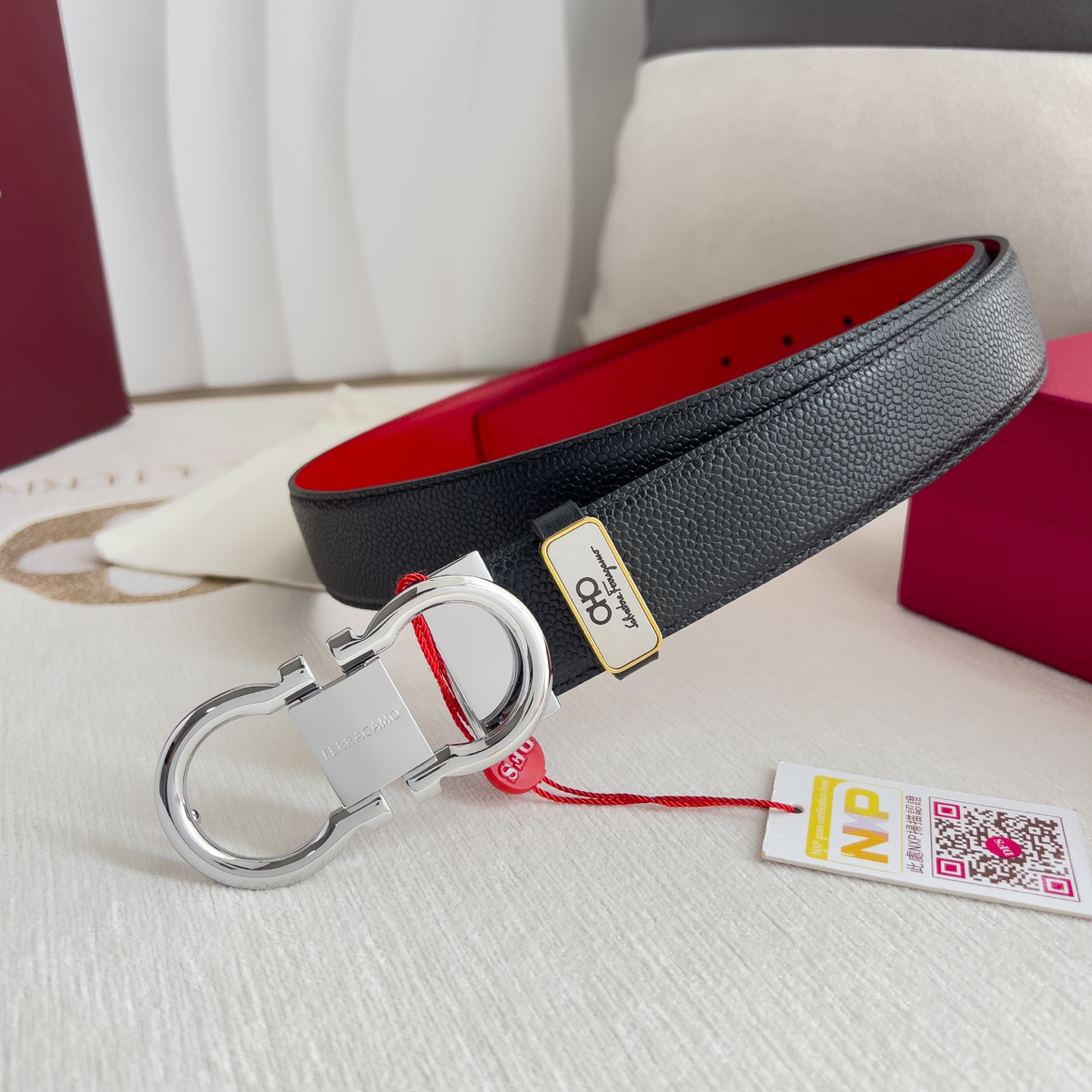 Ferragamo Men Belt Width 3.5cm