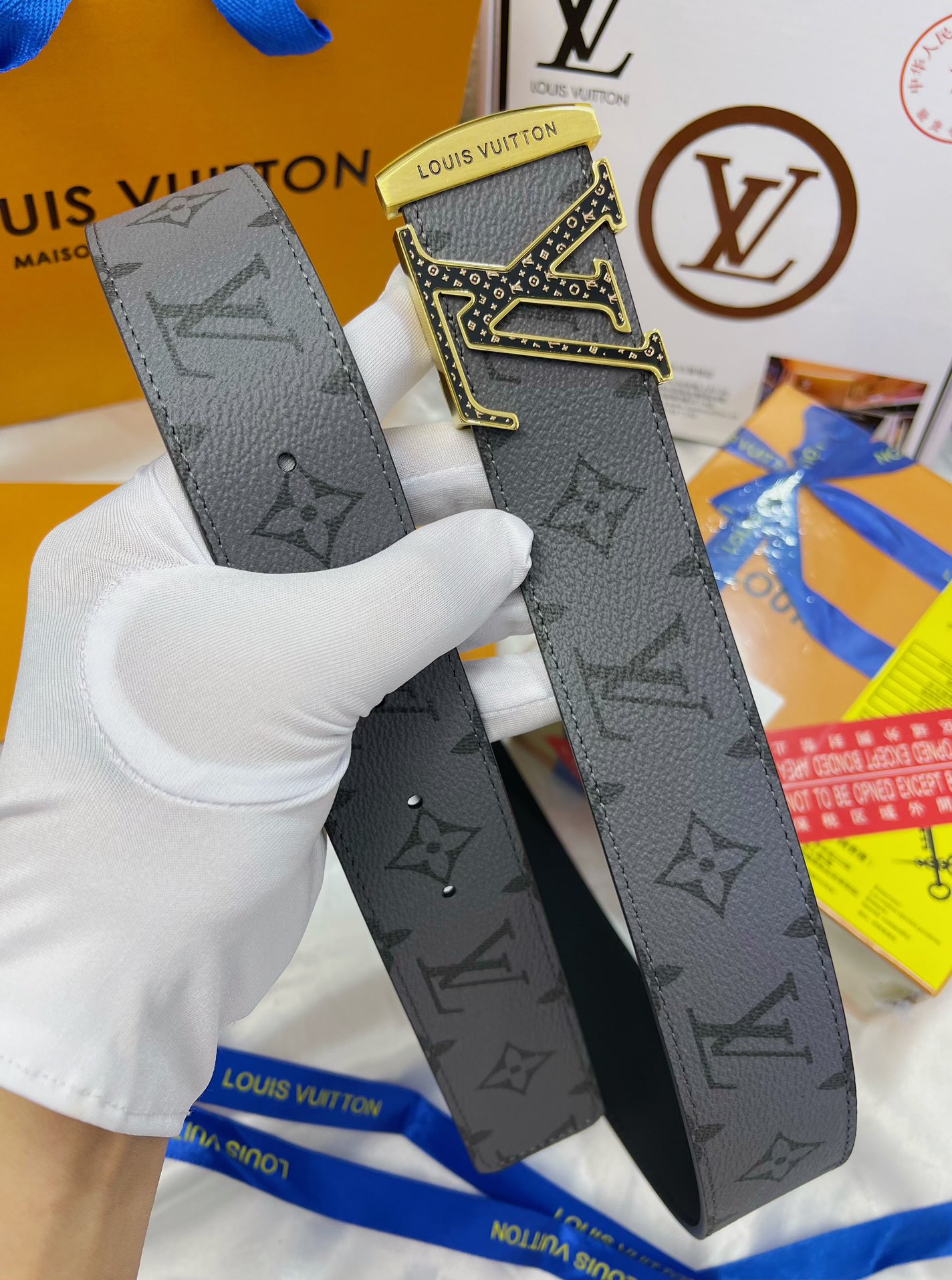 Louis Vuitton Men Belt Width 3.8cm