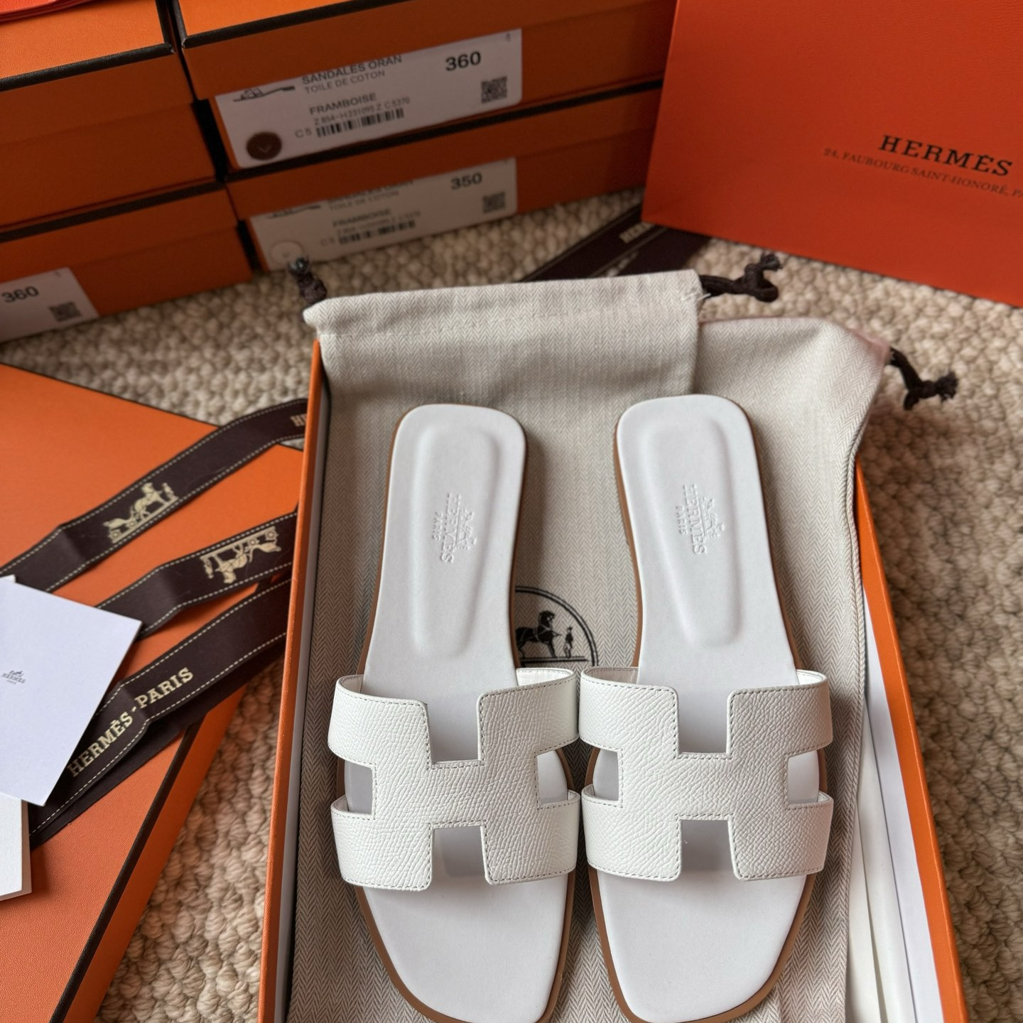 Hermes Oran Slippers Size 36-41