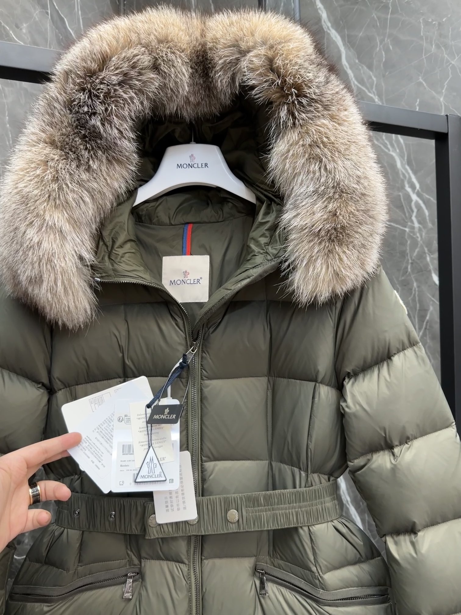 Moncler Boed Long Women Down Jacket Size S-XL