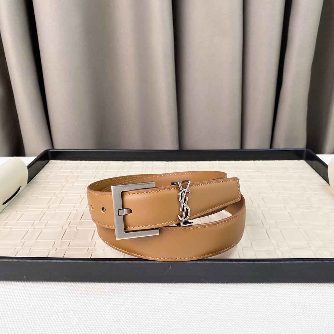YSL Women Belt Width 3cm