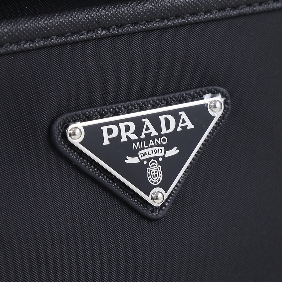 Prada 2VH118 Re-Nylon and Saffiano Leather Shoulder Bags Size 28*25*6cm