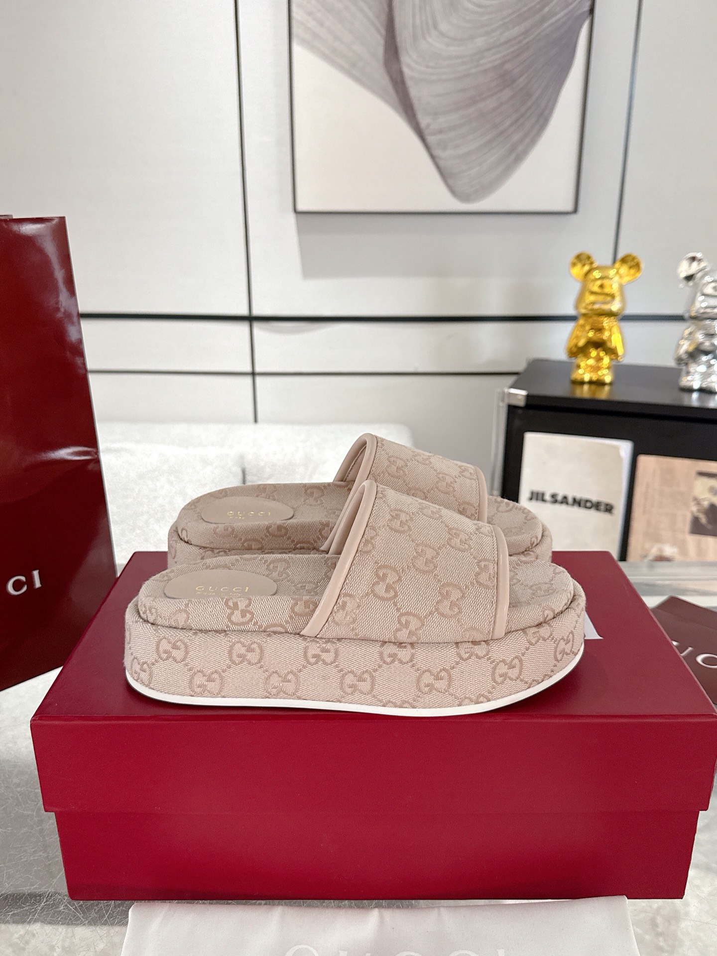 Gucci Platform Sandal Slippers Size 36-44