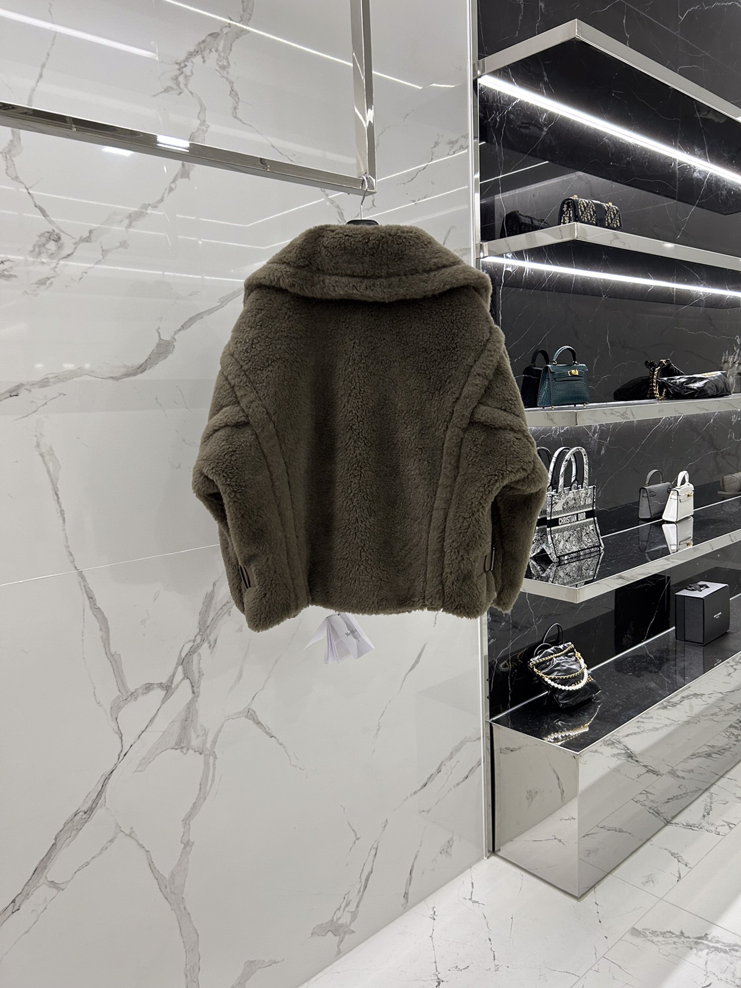 Max Mara Teddy fur Short coat Size XS-M