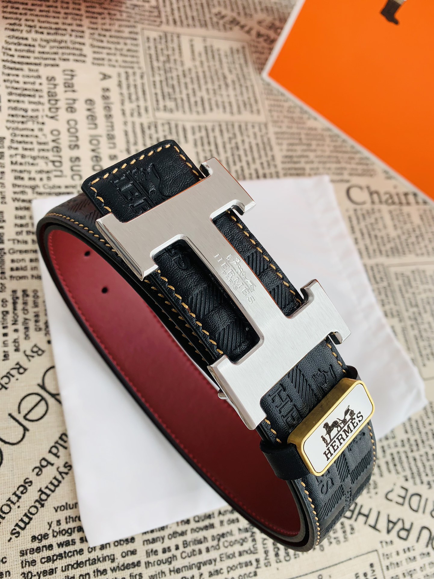 Hermes Men Belt Width 3.8cm
