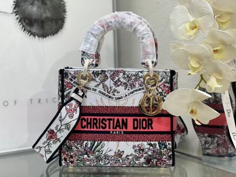Dior Lady Women Shoulder Bags 24*20*11cm