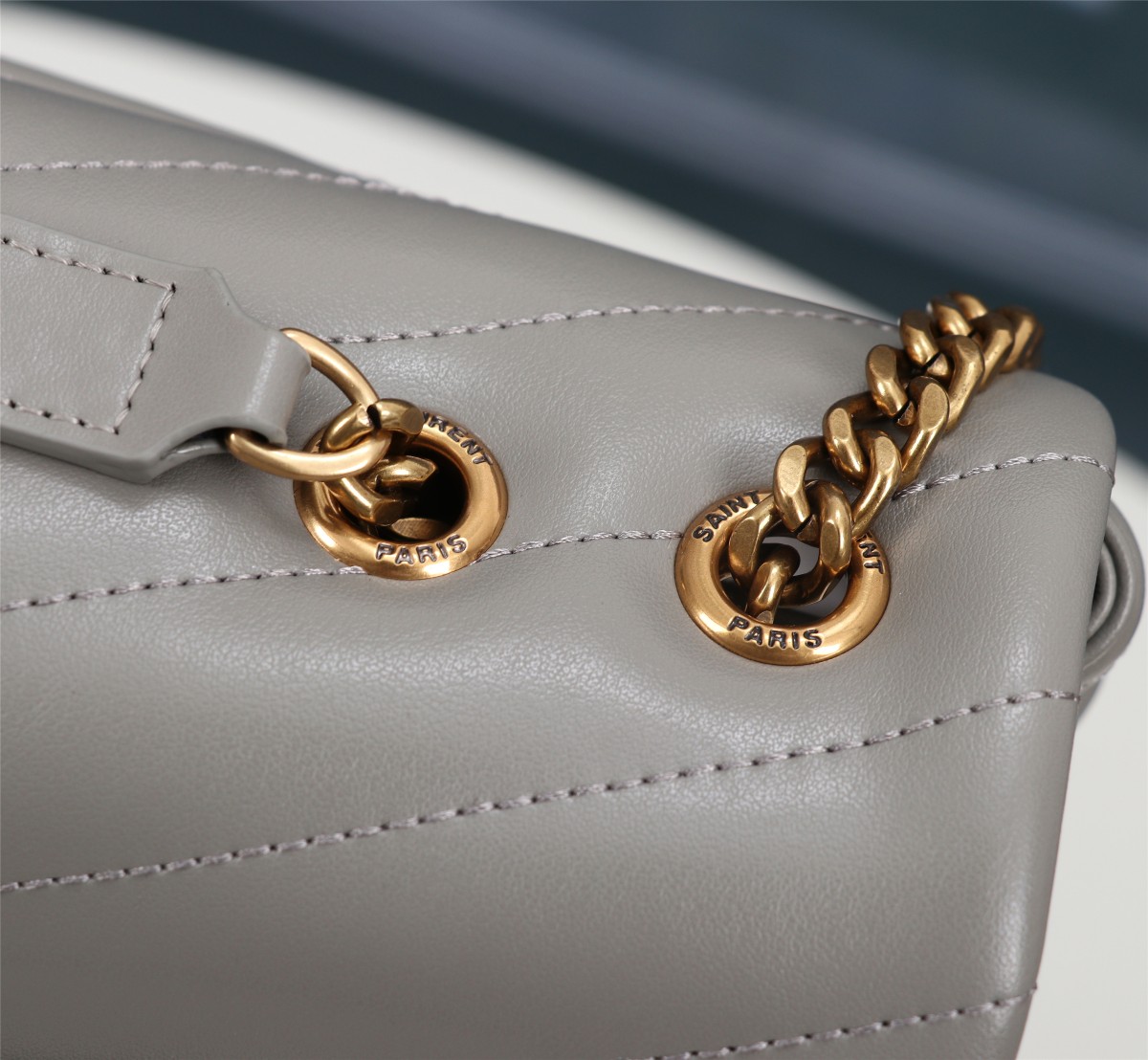 YSL Lou Lou Puffer Women Shoulder Bags Size 24cm