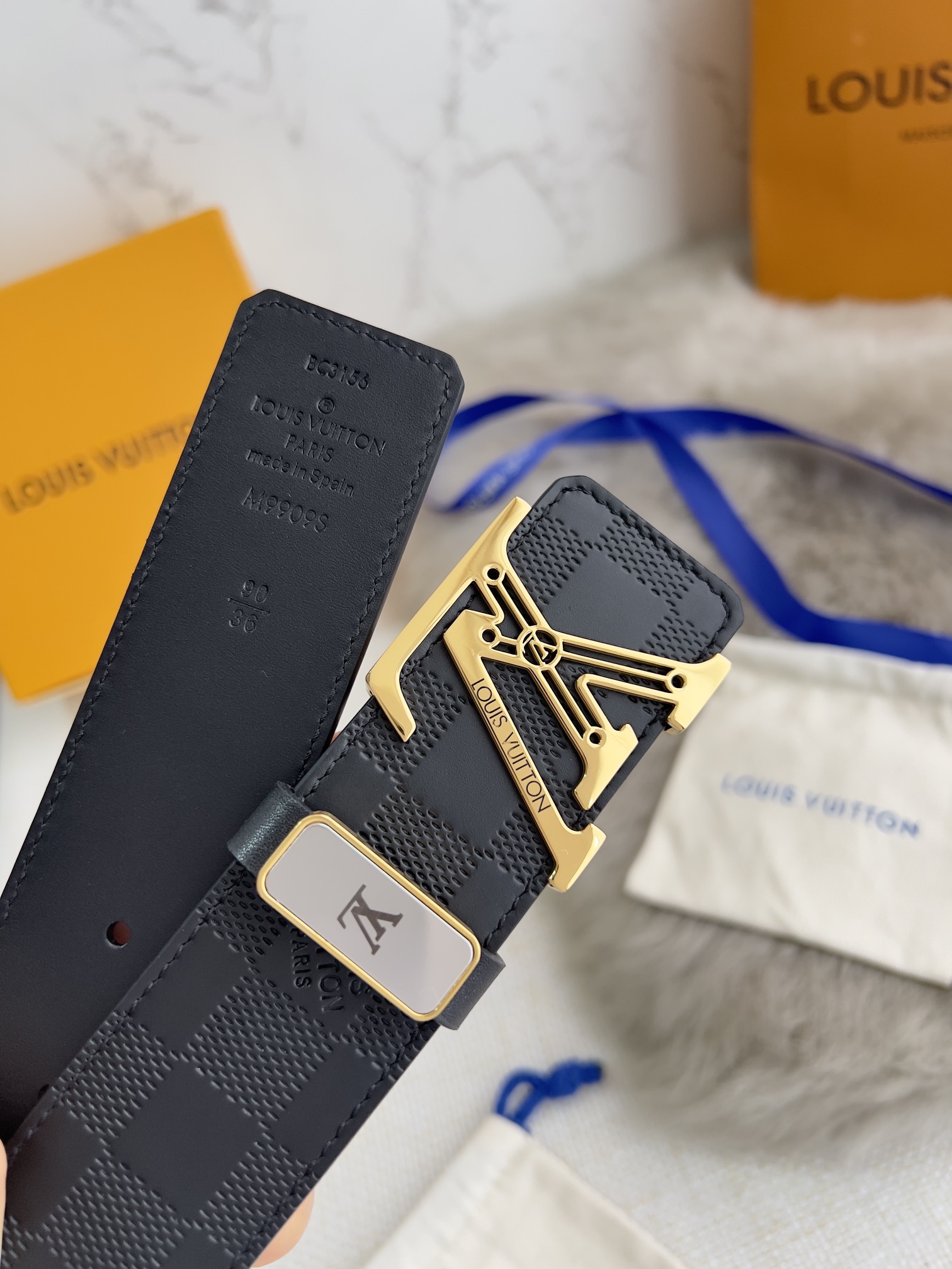 Louis Vuitton Men Belt Width 3.8cm