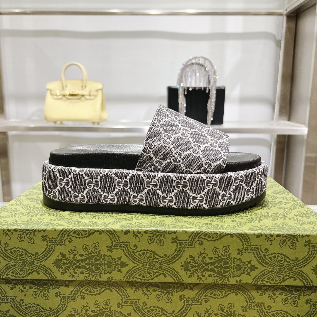Gucci Platform Sandal Slippers Size 36-41