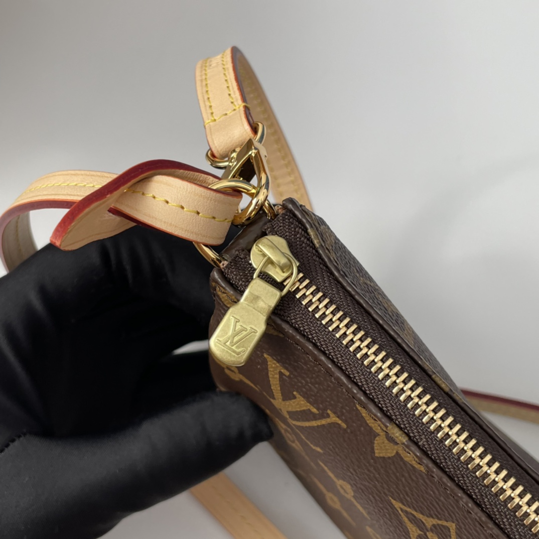 Louis Vuitton M40712 Pochette Accessoires Women Bags Size 23.5*13.5*4cm