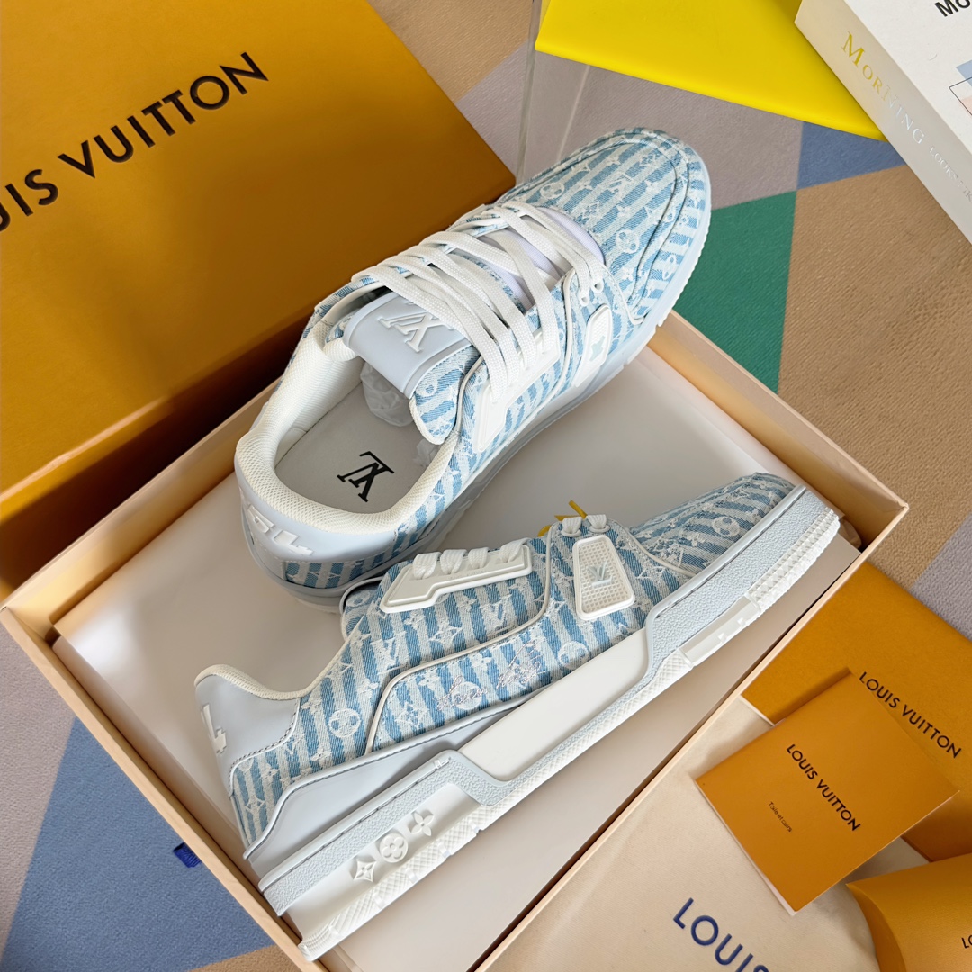 Louis Vuitton 2024New LV Trainer Sneaker Size 36-46