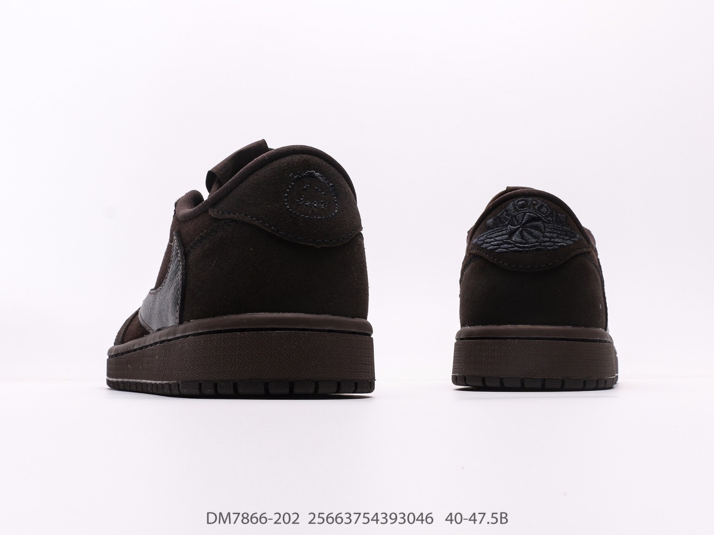 Nike Air Jordan 1 Veet Brown x Travis Scott Low OG Sneaker Size 36-46