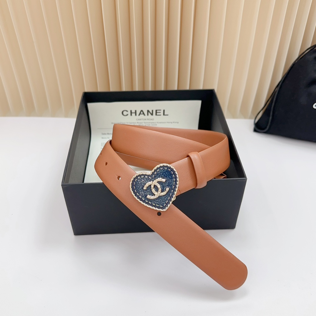 Chanel Women Belt Width 3cm