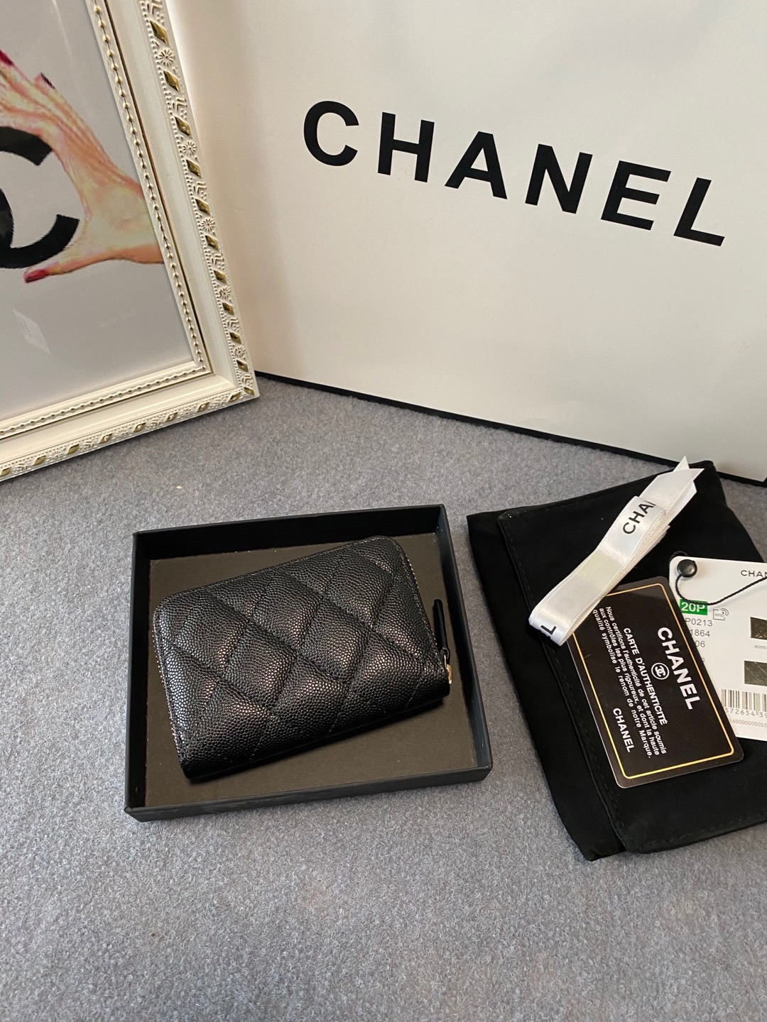 Chanel Card Holder Size 11*7*2cm