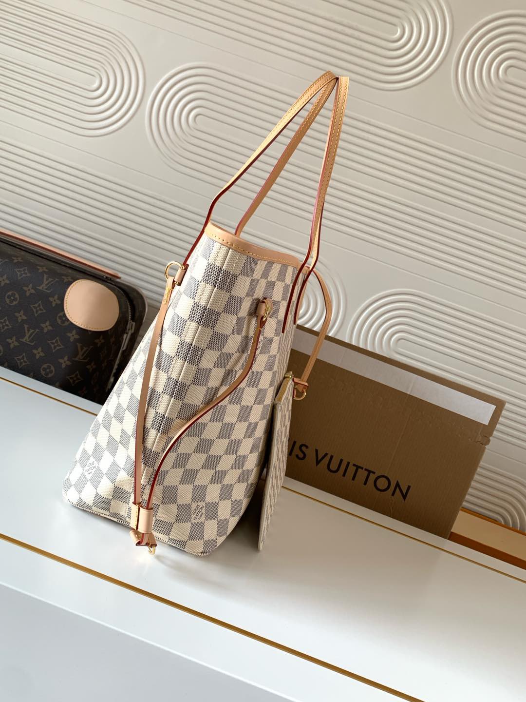 Louis Vuitton N40604 Neverfull MM Tote Bag Size 31*28*14cm