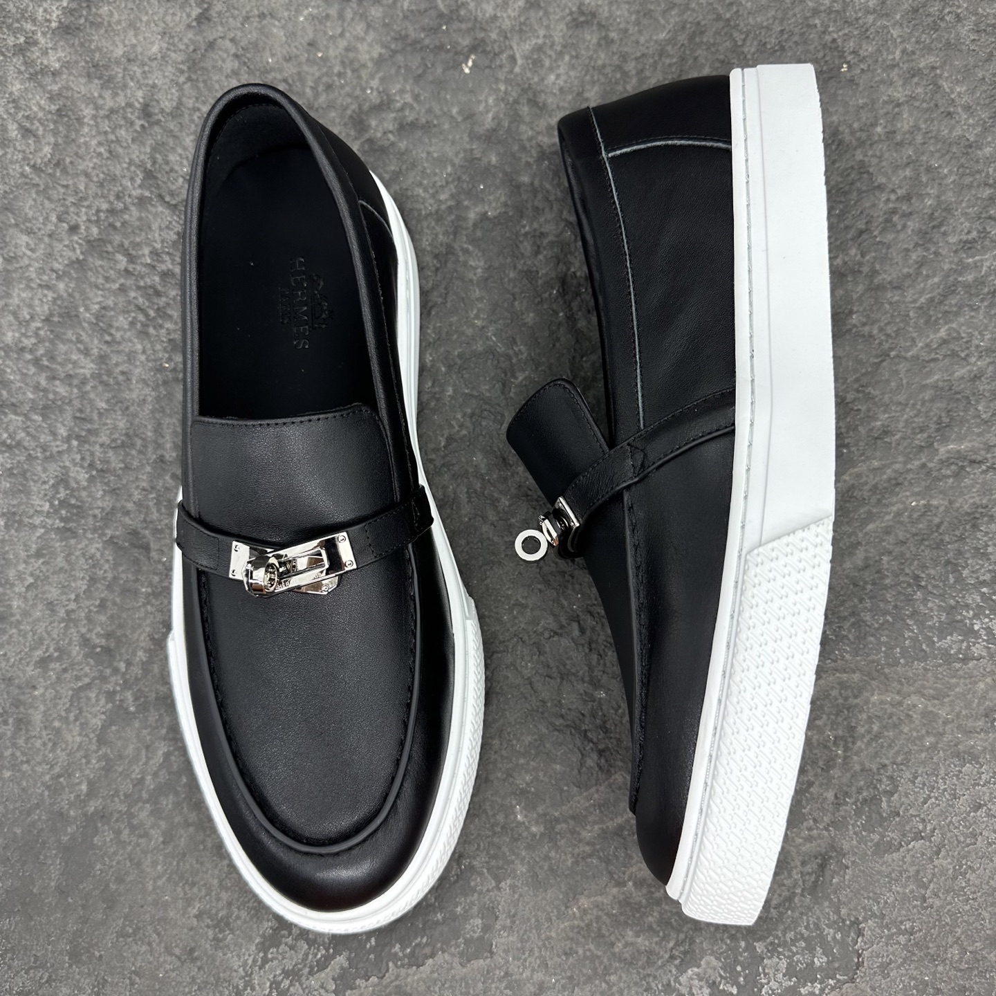 Hermes Game Unisex Loafers Size 35-46