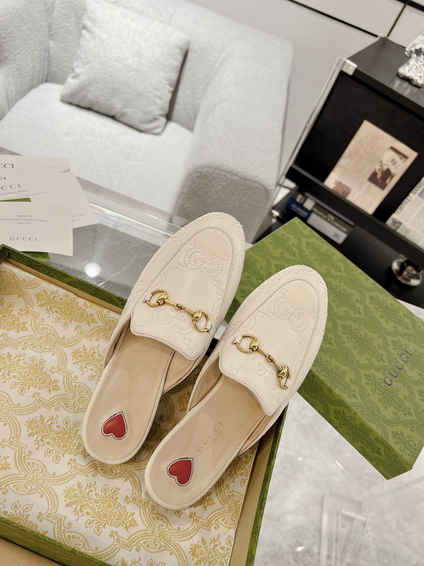 Gucci Princetown GG Slippers Size 35-40