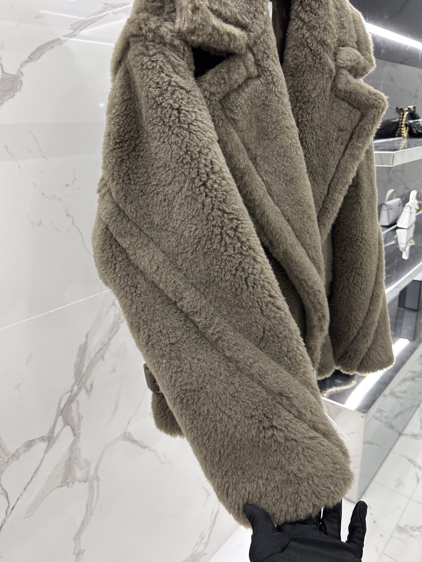 Max Mara Teddy fur Short coat Size XS-M