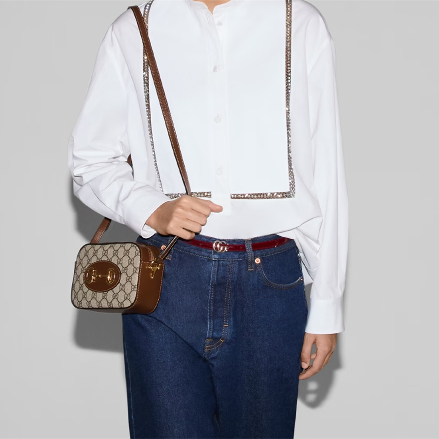 Gucci Kleine Gucci Horsebit 1955 Shoulder Bags 20*13*6cm