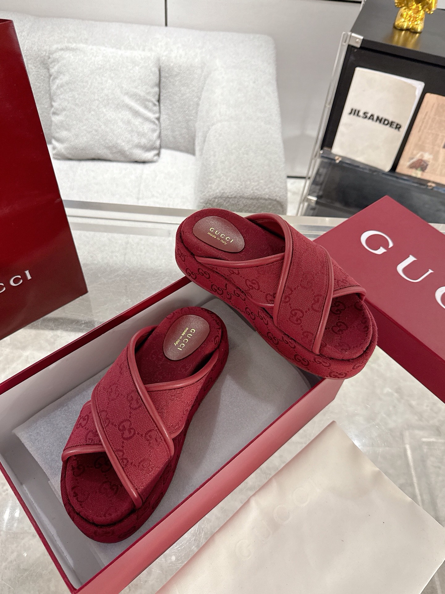 Gucci Platform Sandal Slippers Size 36-44