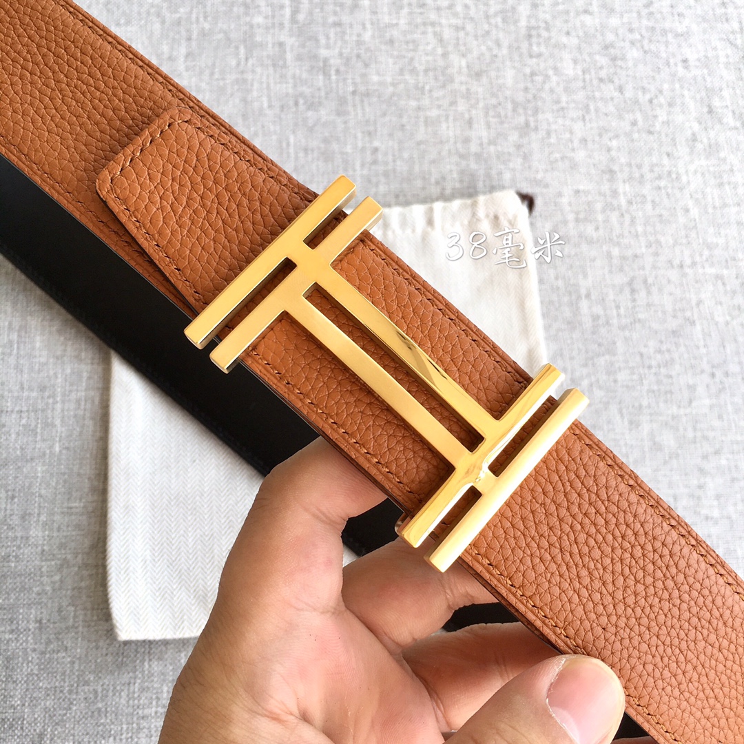 Hermes Men Belt Width 3.8cm