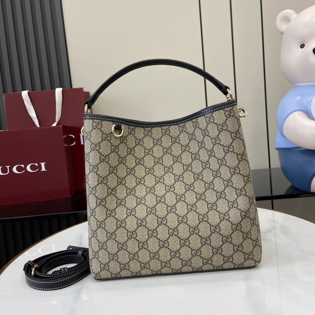 Gucci GG Emblem Women Shoulder Bags Size 25*25*15.5cm