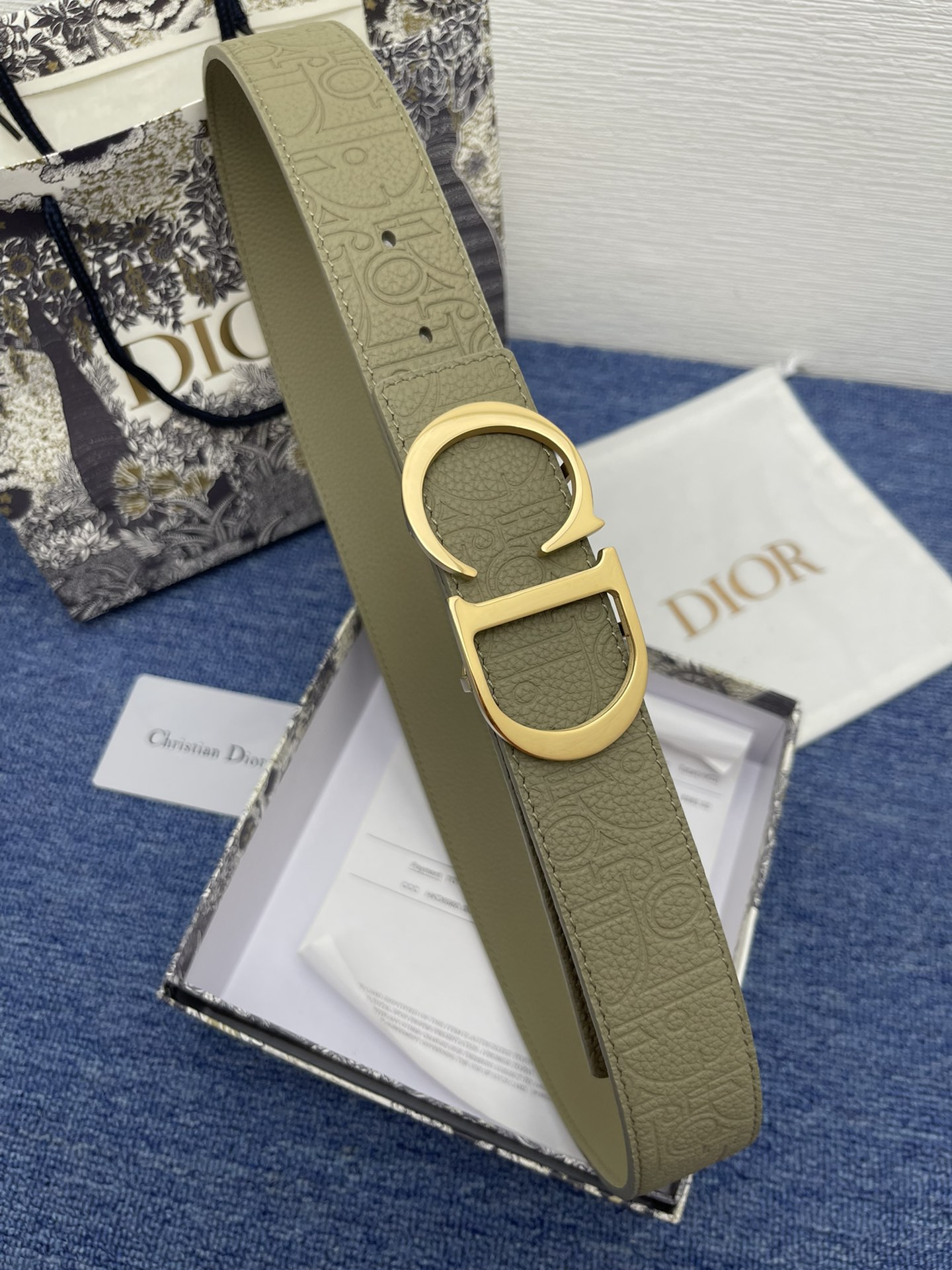 Dior Men Belt Width 3.5cm