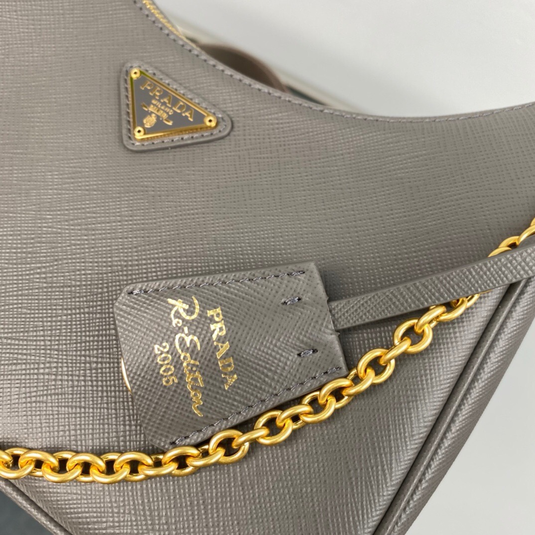 Prada 1BH204 Redition 2005 Women Bags Leather 22*18*6cm