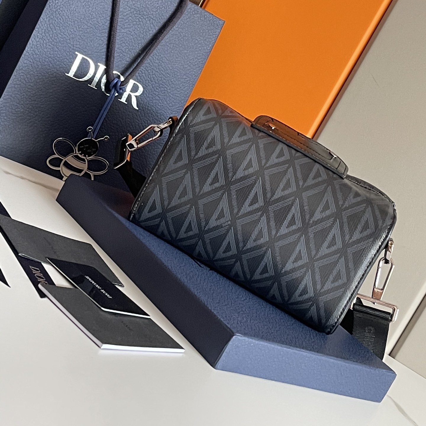 Dior 2022SS Lingot Men Shoulder Bags 21.5*11*12.5cm