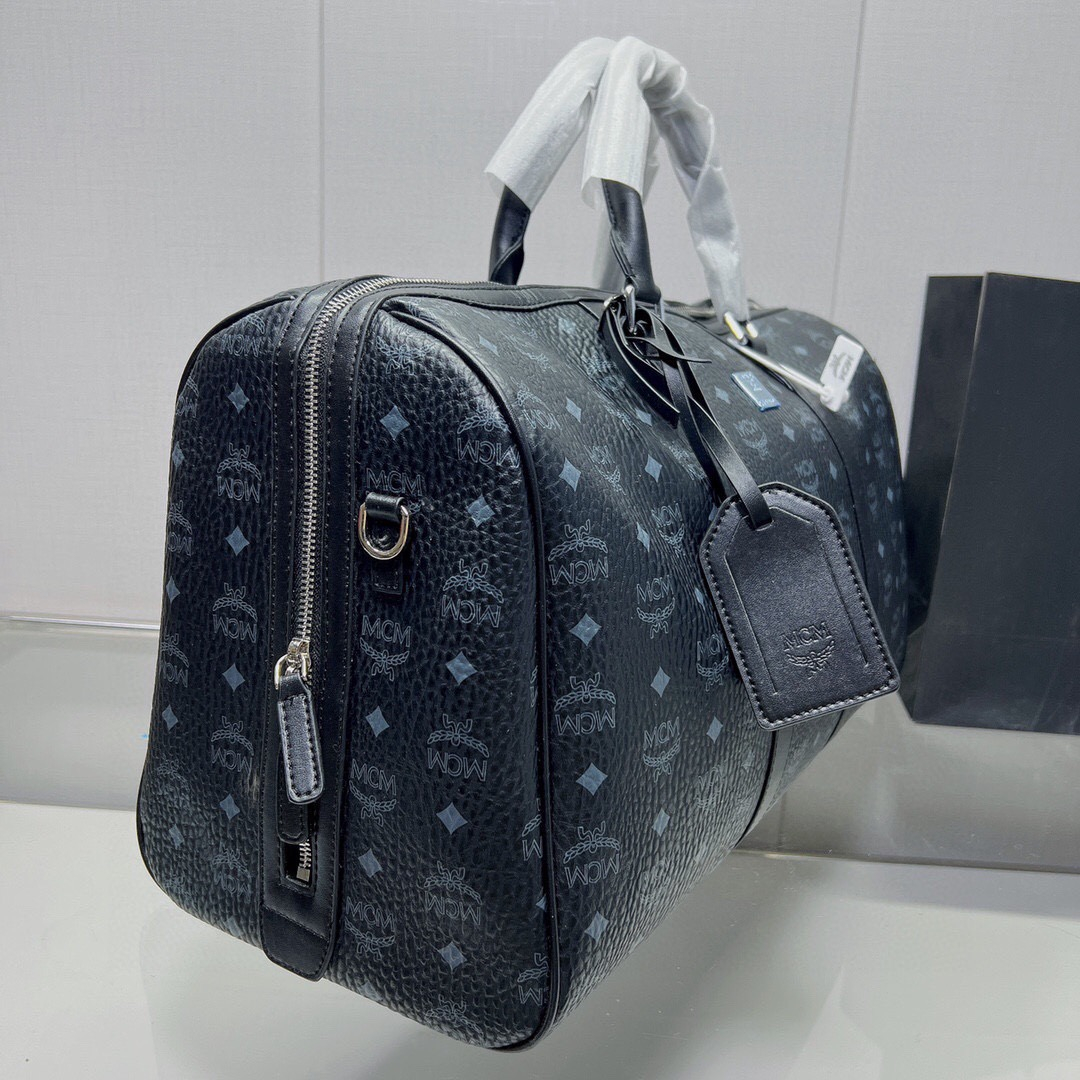 MCM Ottomar Weekender Bag in Visetos Size 45cm