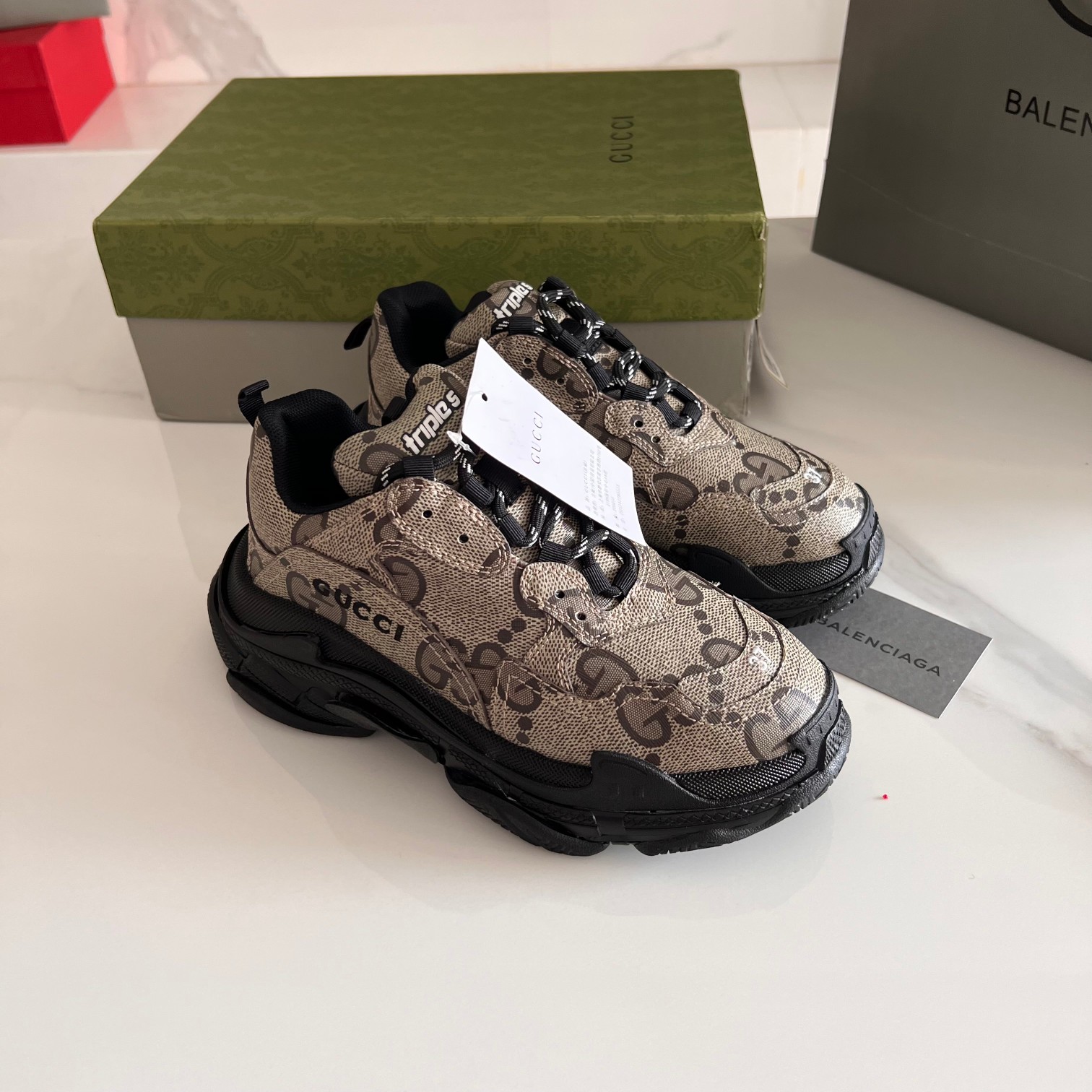 Balenciaga & Gucci Triple S Sneaker Unisex Size 35-45