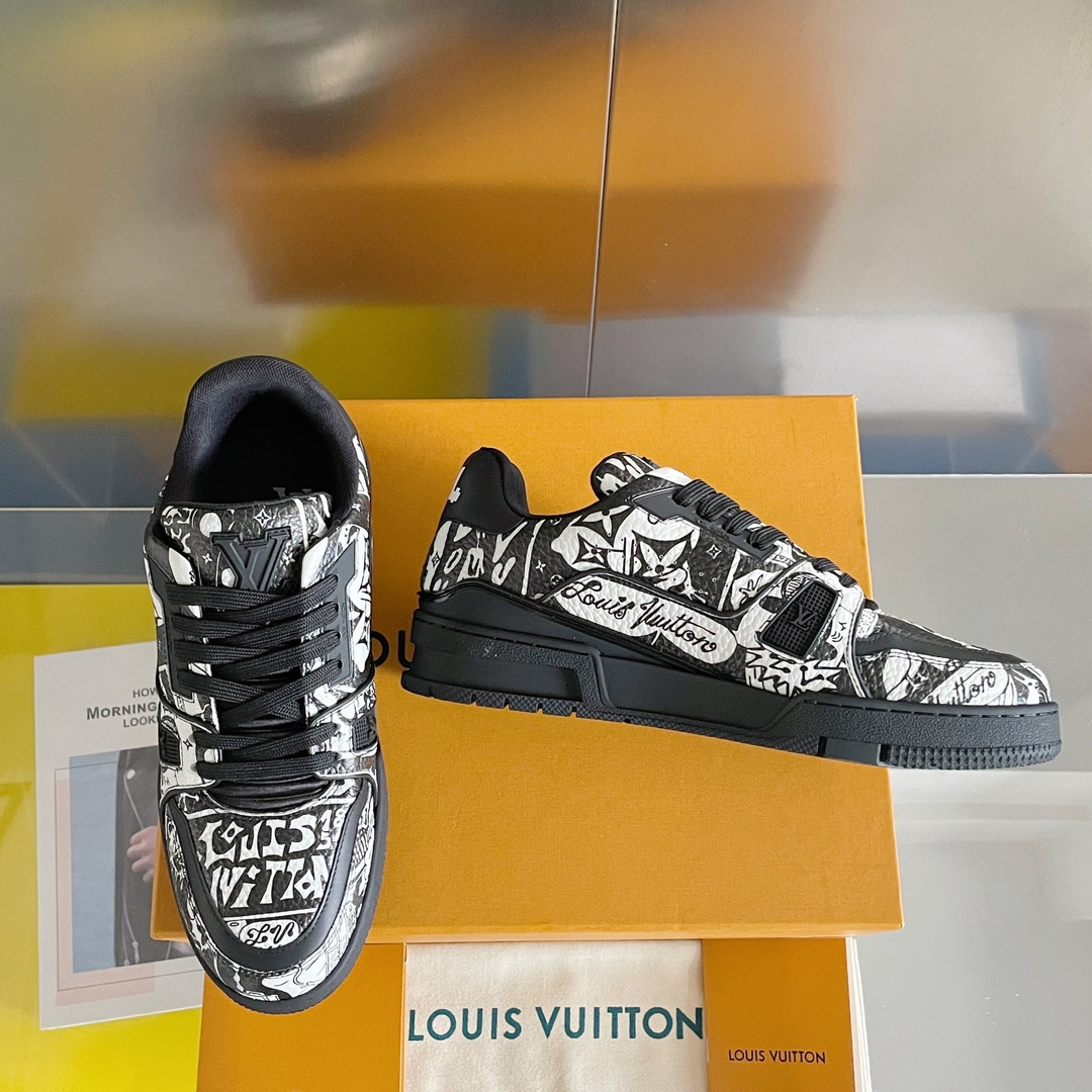 Louis Vuitton 2024New LV Trainer Sneaker Size 36-46