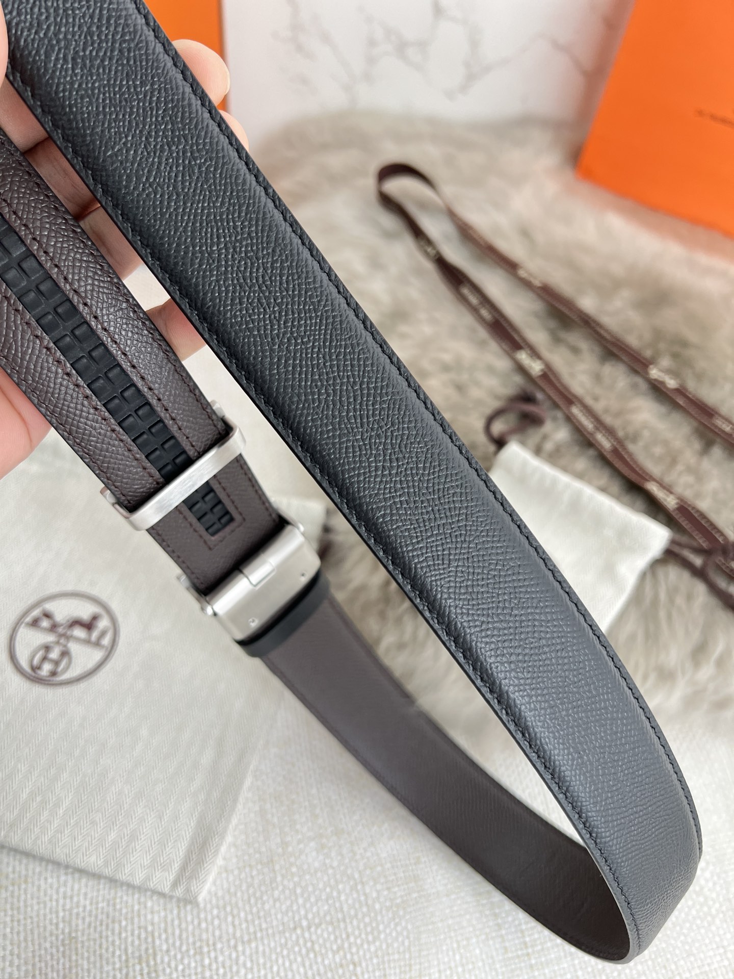 Hermes Men Belt Width 3.5cm