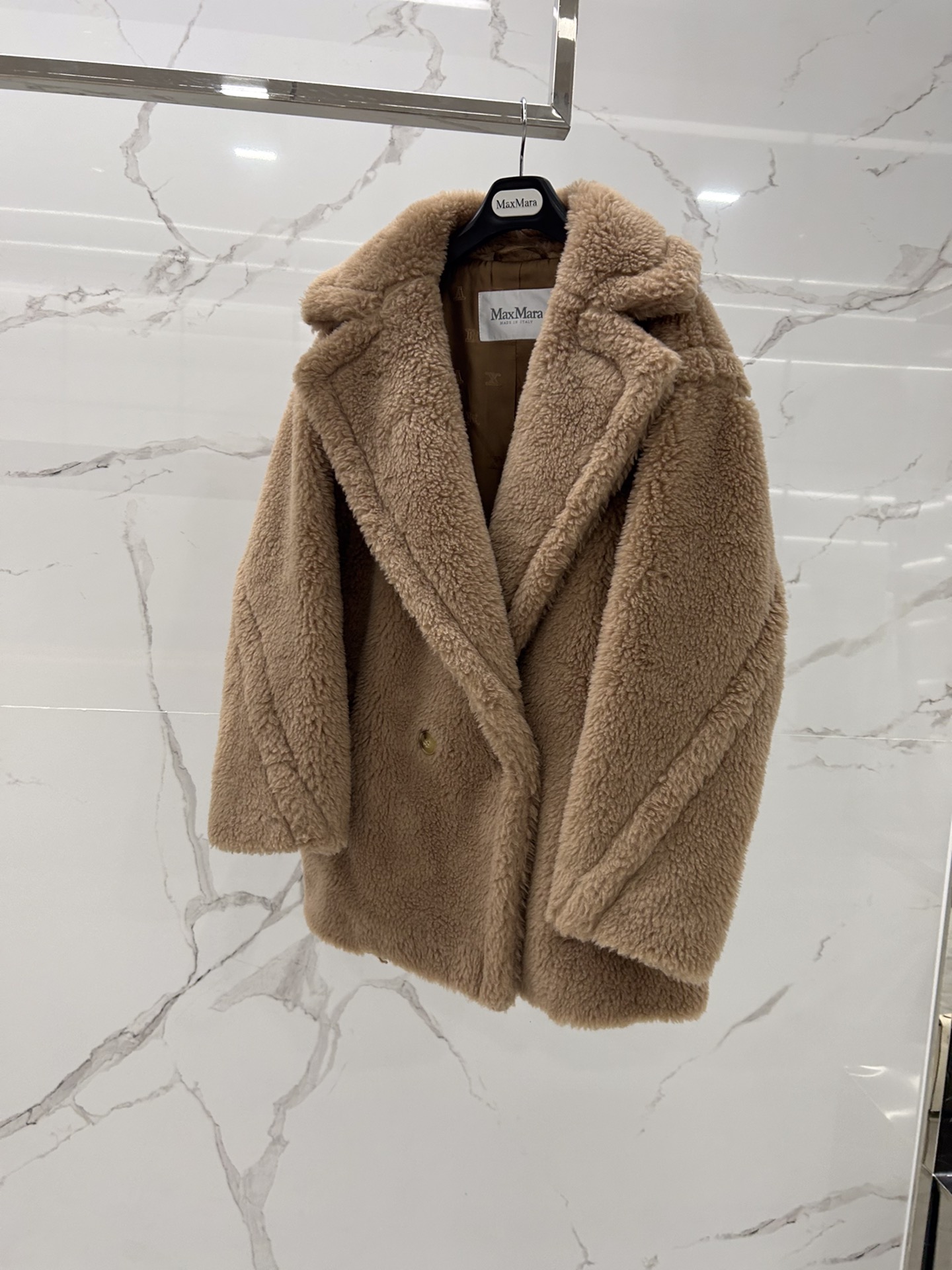 Max Mara Teddy fur Short coat Size XS-M