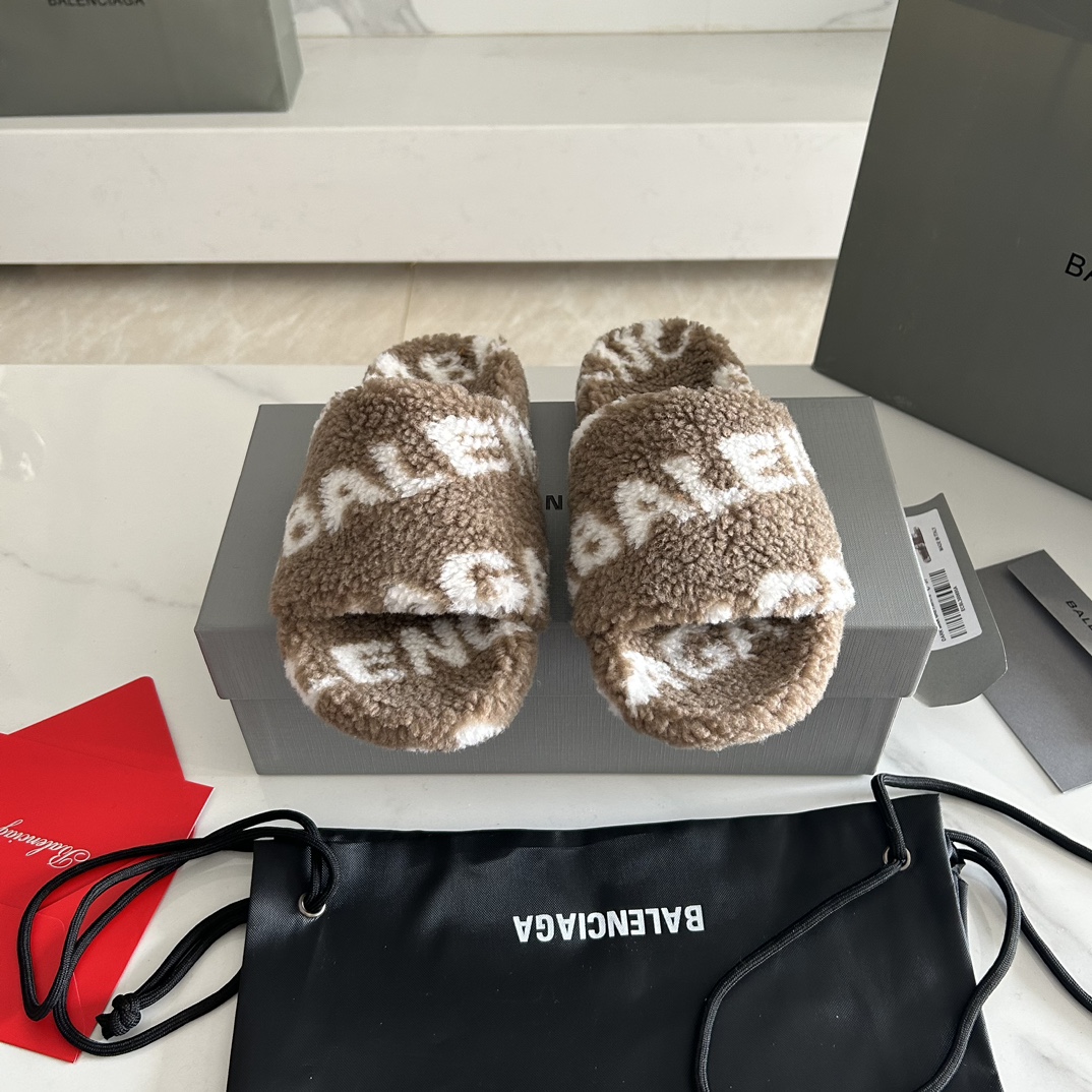 Balenciaga 23FW New Winter Slippers Size 35-41